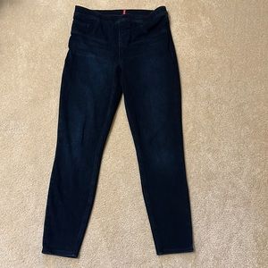 Spanx jeggings faux pockets and zipper in front real pockets in back siz…
